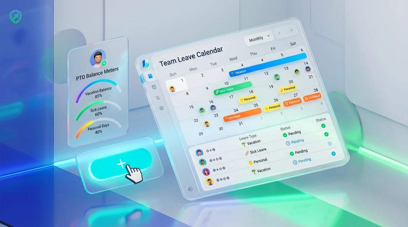 Tracknesty 3D Time Off and Leave Management Command Dashboard