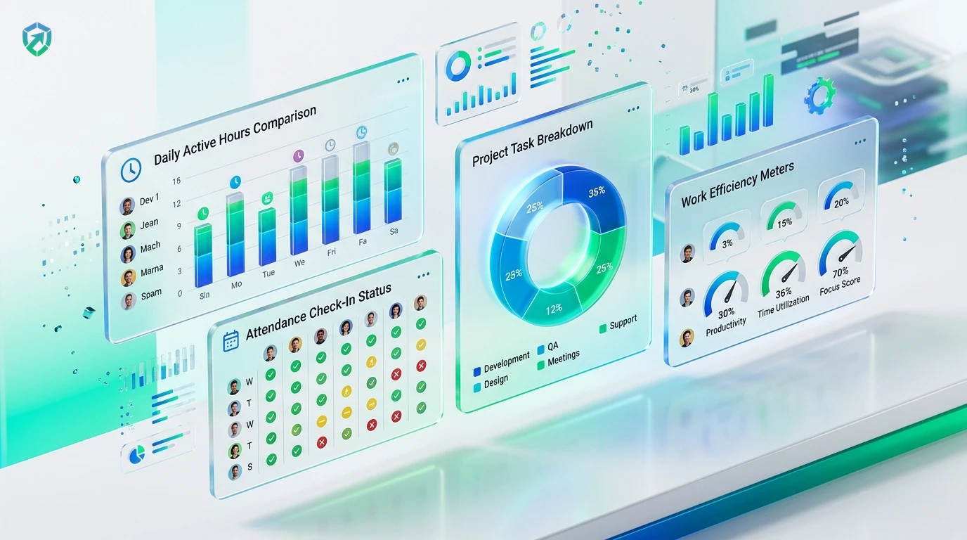Tracknesty Team Capacity Utilization and Headcount Planning Analytics Dashboard